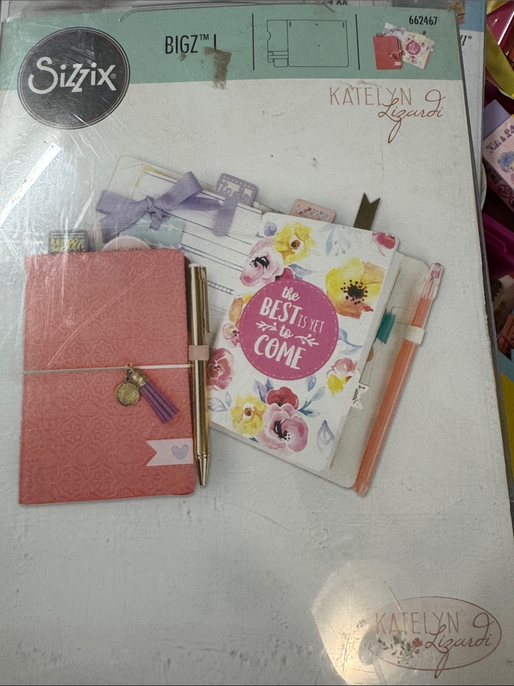 SIZZIX scoreboard XL mini Planner, Katelyn Lizardi planner dies